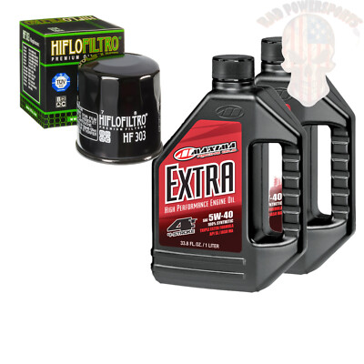 Oil Change Kit For 2008 Polaris Scrambler 500 4X4 Maxima Synthetic  5W-40
