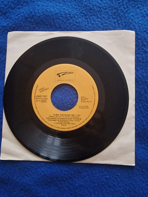 ORLANDO JOHNSON/ELECTRIC MIND''TURN THE MUSIC ON-CAN WE GO ''PROMO JUKEBOX SEHR GUTER ZUSTAND