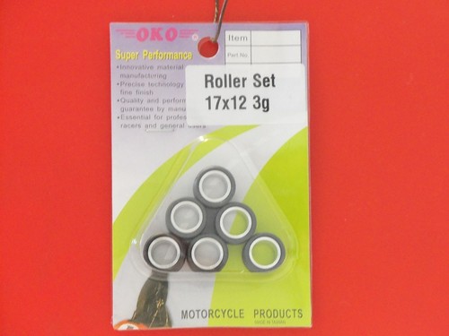 Area1 Variogewichte Set - 5x Variorollen 18x14mm Für Roller-Tuning