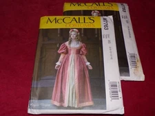 🌸 McCALL'S #M7763 - LADIES RENAISSANCE-PRINCESS-QUEEN COSTUME PATTERN  6-22 FF