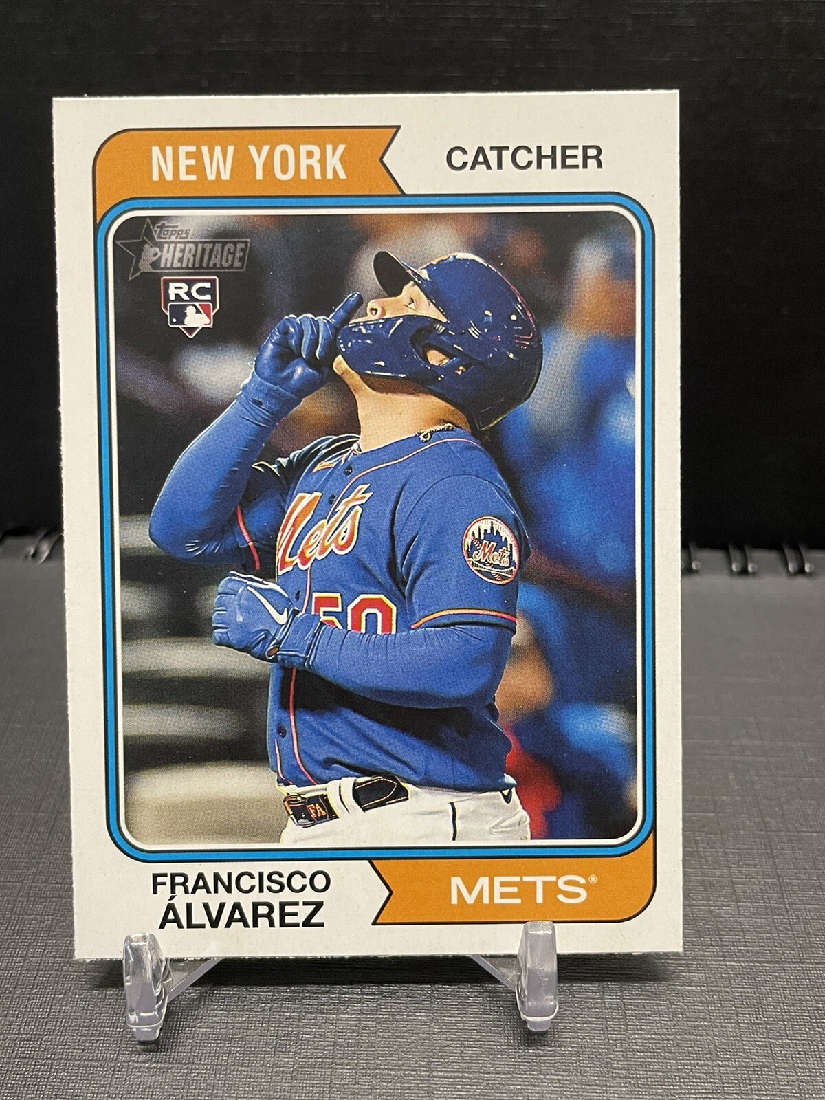 2023 Topps Heritage Francisco Alvarez Rookie #388 Image Variation SP