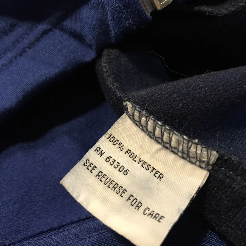 Chaqueta De Colección Wilson Youth L Cremallera Completa Poliéster Azul A26 Foto 4 de 4