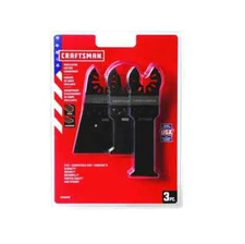 Craftsman Oscillating Tool Blades, 3-Piece Cutting Set (CMAO202) UPC885911595445