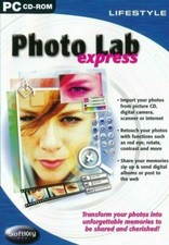 Photo Lab Express PC CD-ROM Photo Editing Software - Brand New & Sealed