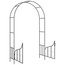 PATIO Pergola Garden Arbour Climbing Rose Arch Gate Archway Outdoor Plant IRON