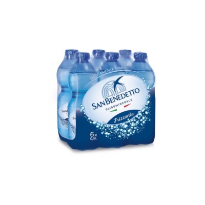 San Benedetto Sparkling Mineral water 16.9 oz plastic (PACKS OF 24)