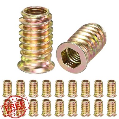 RiseDirectly 20 M8x20mm Hex Drive Wood Inserts