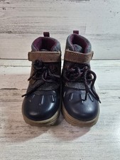Carters Toddler Boys Navy Grey Brown Duck Boots Winter Shoes Size 8
