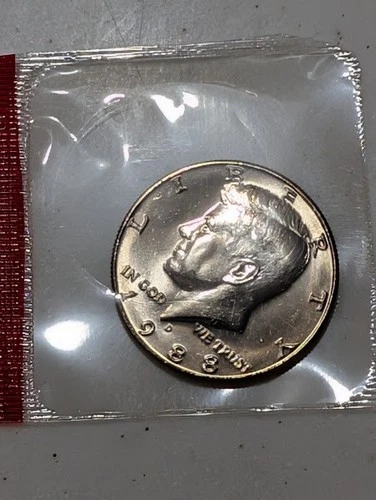 1988 D UNCIRCULATED MINT SET CELLO KENNEDY HALF DOLLAR 50 CENTS #873