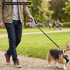 Retractable Dog Leash With Led Light, Dog Leash For Small Medium Dogs
