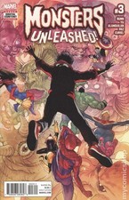 Monsters Unleashed #3A Yu NM 2017 1st Series Stock Image