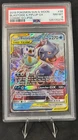 2019 POKEMON SM COSMIC ECLIPSE 38/236 BLASTOISE & PIPLUP GX PSA 8