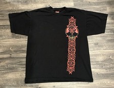 Vintage 90s Star Wars Darth Maul Sith Lord Black T-shirt Size X-Large