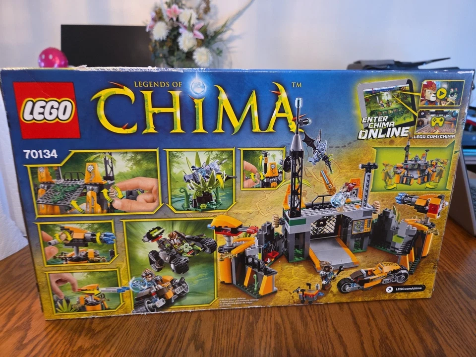 LEGO LEGENDS OF CHIMA: Base Outland de Lavertus (70134) Nuevo, Sellado de Fábrica Foto 3 de 4