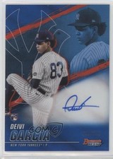 2021 Bowman's Best of Blue Refractor 119/150 Deivi Garcia #B21-DG Auto 2f9