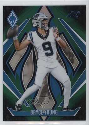 2024 Panini Phoenix Green Fade 23/199 Bryce Young #19 1s13