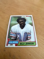 1981 Topps #518 Billy Johnson Houston Oilers Football Card
