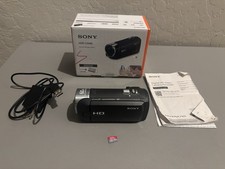 Sony Handycam HDR-CX440 HD Camcorder 1080p Tested  Working W Charger  Card