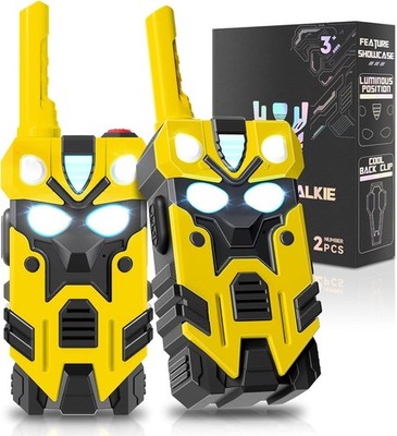 Transform Toys Walkie Talkies for Kids 2 Pack Robot Ages 3-12, Outdoor & Camping