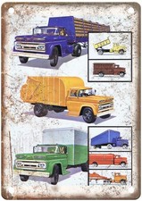 1961 Chevrolet C70 Series Vintage Automobile Ad Retro Look Metal Sign Am7722