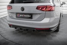 Maxton Design Diffusor Heckansatz passend für VW Passat R-Line B8 FL schwarz Hoc