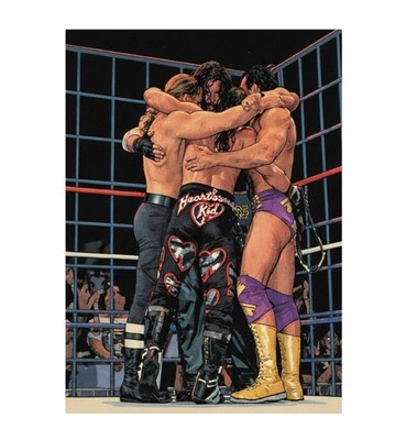 WWE The Curtain Call HHH HBK Diesel Razor Wrestling Water Resistant Sticker WCW