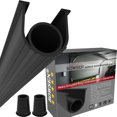 BOWSEN Garage Door Bottom Seals Weatherproof Weather Stripping Threshold Bufferi