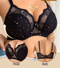 Schöner BH Gr. 3XL schwarz - Neu