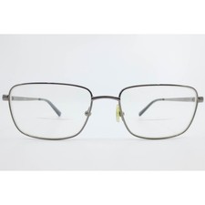 Genesis G4026 Eyeglasses Gunmetal Rectangular Metal Frames 52-16-140 Grey