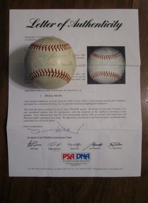 1960 NY Yankees Team Autograhed Ball-Maris Auth-PSA/DNA-Mantle Clubhouse