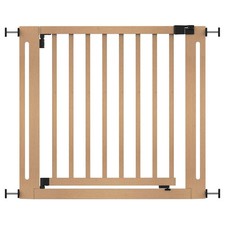 Safetots Wooden Elegance Baby Gate - Natural Wood - Pressure Fit Safety Barrier