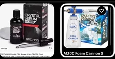 FREE MJJC Foam Cannon S V3.0  W/ PURCHASE OF 2 CRYSTAL SERUM ULTRA CERAMIC COAT.