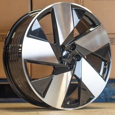 4 x 20" VOLVO XC40 2017-2026 GLOSS BLACK/MACHINED VOLVO-6b DESIGN 8J ALLOYS