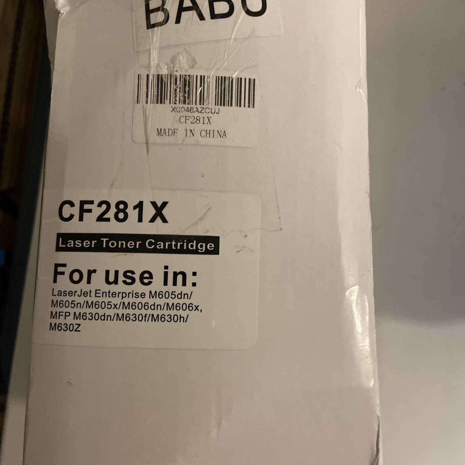 1 Pack CF281X Toner Compatible with HP 81X LaserJet M605 M605n M606 M630h M630z thumbnail 3