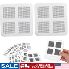 50 Pack Disposable Shower Drain Hair Catcher Mesh Sticker Strainers for Shower