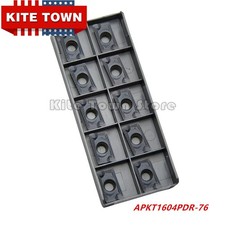 10pcs APKT1604PDR-76 IC928 Carbide Inserts Milling Blades for Lathe Holder US
