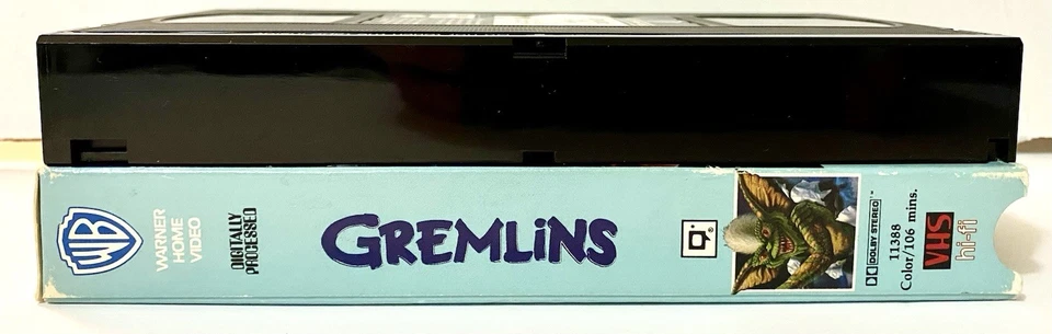 GREMLINS (1984 VHS) 1st Edition Warner Video 1138 Spielberg Phoebe Cates EXC!! - Image 4 of 4