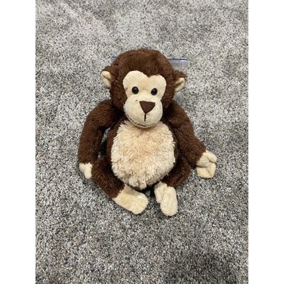 Ganz Webkinz Chimpanzee Monkey Plush Brown Tan Stuffed Animal Toy No Code