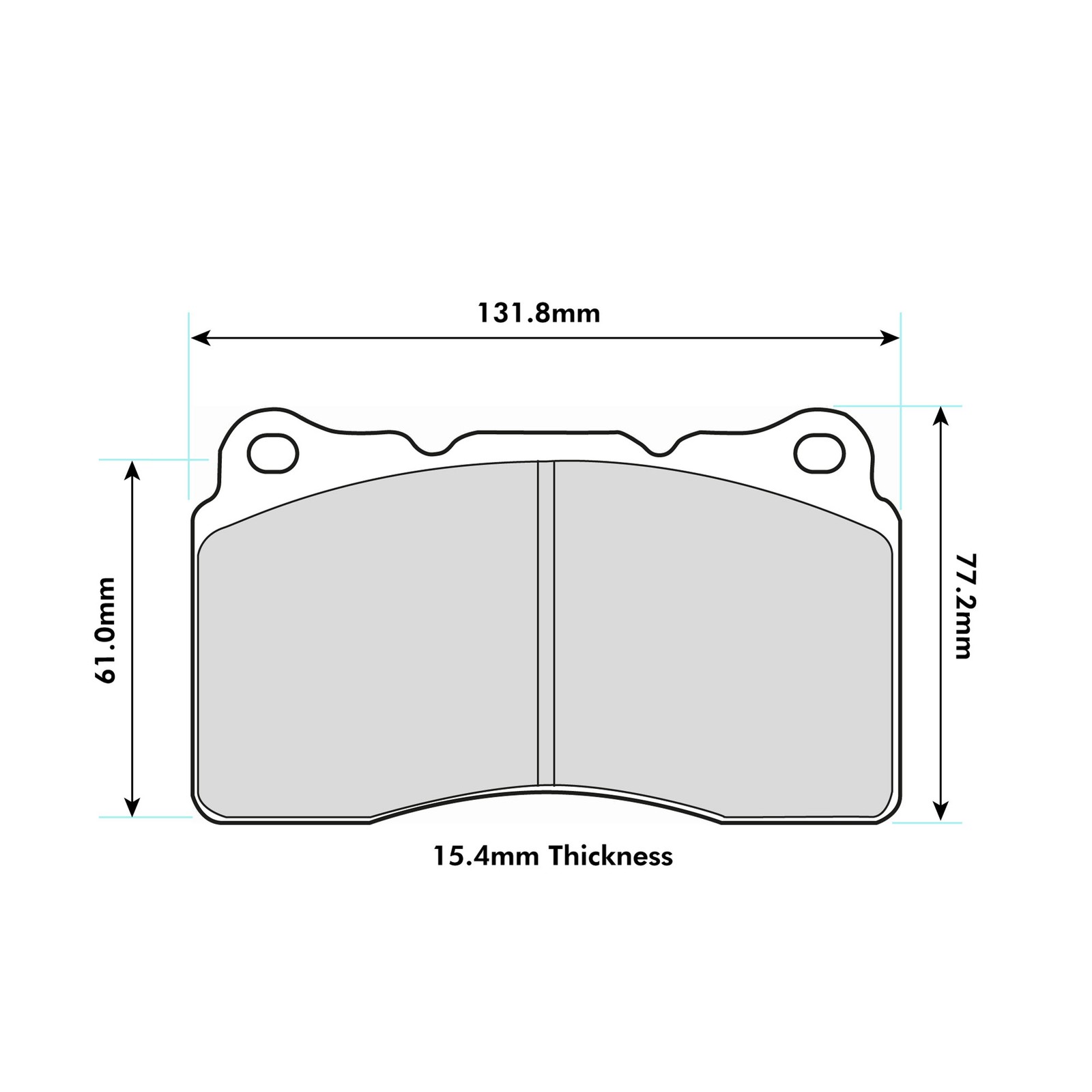 Pagid RSL29 Brake Pads For Brembo M4 / OE Calipers (Competition)