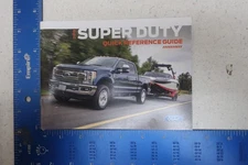 SUPPLEMENT* Ford F250 350 Quick Start Guide Reference ONLY 2019 Owner Manual QR2