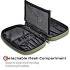 Byootique Travel Makeup Brush Holder Bag Cosmetic Brush Organizer Rococo 2 Pack — photo 2