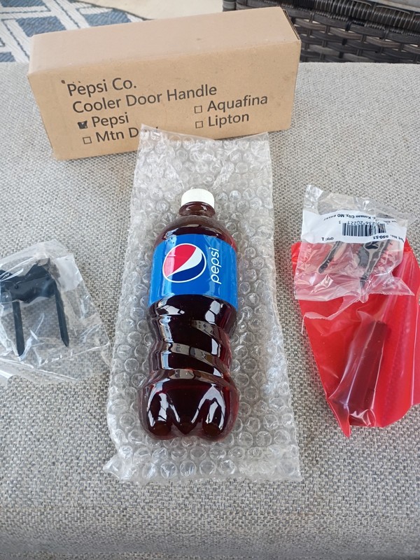 PEPSI COOLER DOOR HANDLE