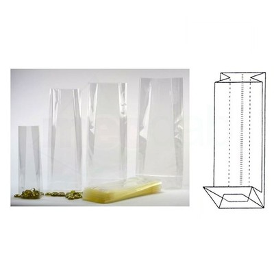 Sacchetti a Fondo Quadro Per Alimenti Buste Trasparenti in PLP 50