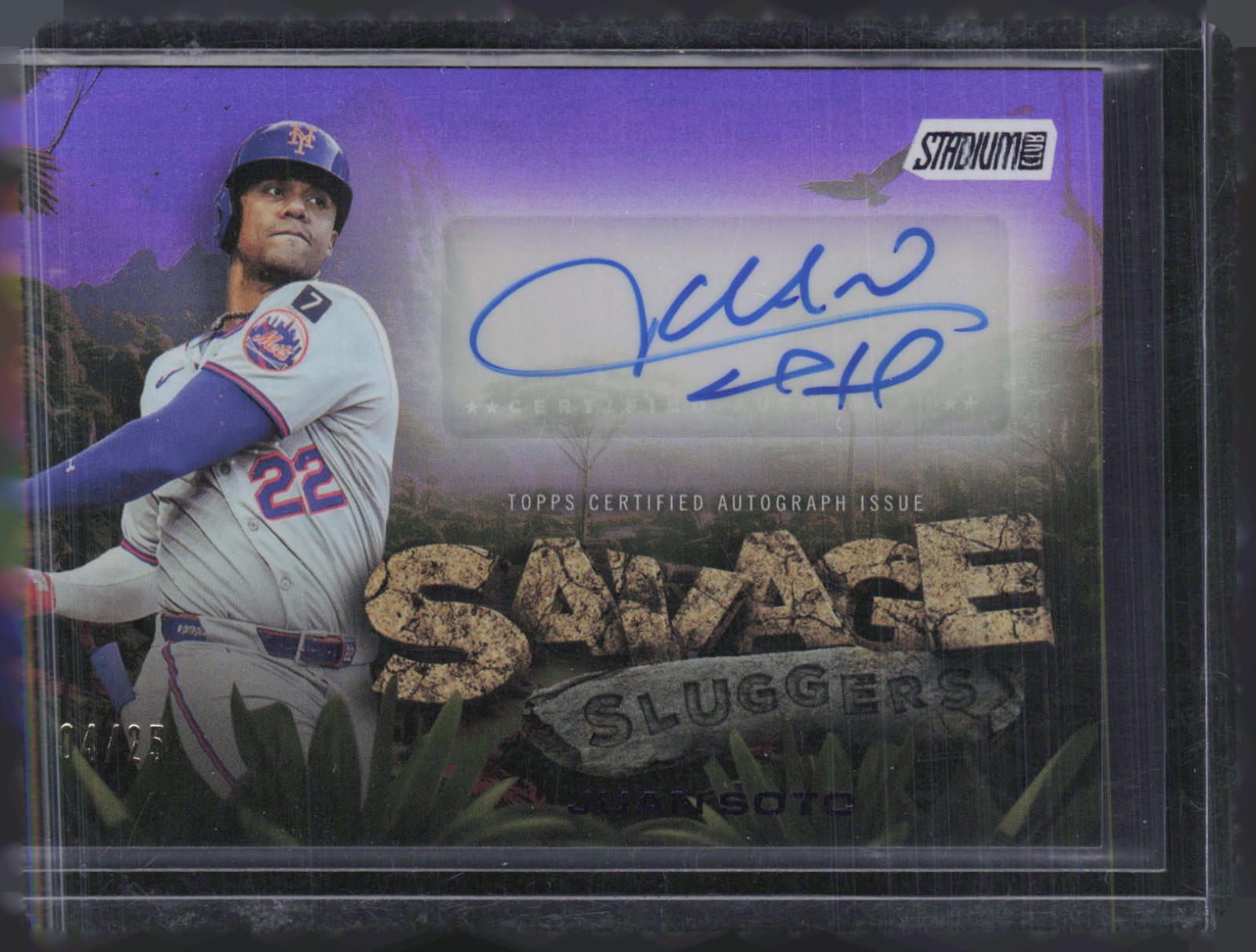 Juan Soto 2025 Topps Stadium Club #SS-JS Savage Sluggers 