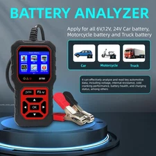 🔥2025 BT60 Car Battery Tester Digital Auto Battery Analyzer for ATV US