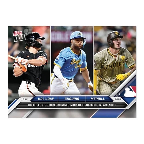 2024 Topps Now #559 Jackson Holliday Jackson Chourio Jackson Merrill RC