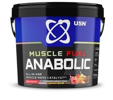 USN Muscle Fuel Anabolic Variety Pack 4kg – Peanut, Choc, Straw, Banana, Caramel 18.45 per kilo