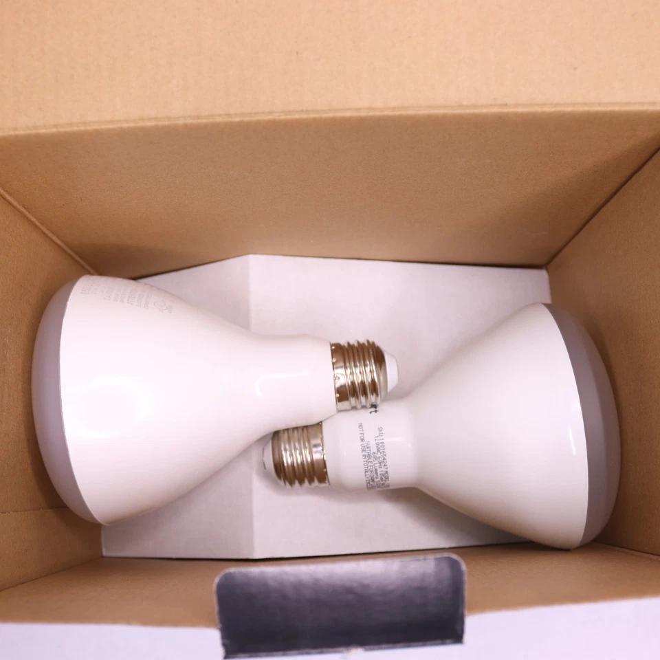 (2-Pk) EcoSmart BR40 Dimmable Energy Star LED Light Bulb Daylight - Image 3 of 4