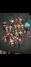 WWE Wrestling Action Figure Lot of 19 Wrestlers with Accessories Mattel Jakks