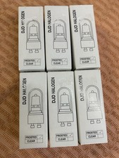 Set Of 6 GU10 120-Volt Halogen DJD Type Tubular GU10 Bulb Frosted 50 Watt NEW